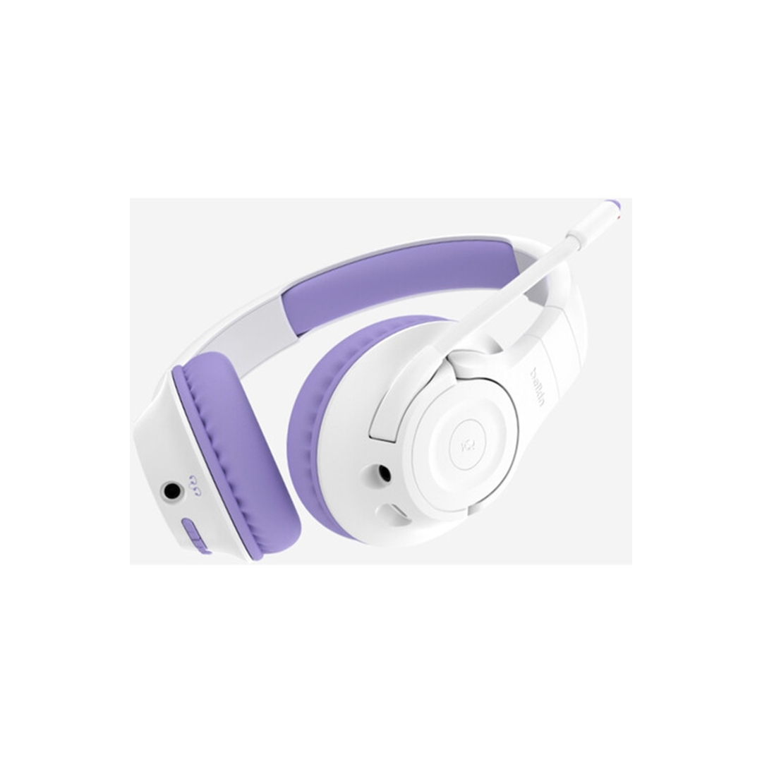 Belkin SoundForm Inspire Wireless Over-Ear Headset for Kids - Lavender Belkin SoundForm Inspire Wireless Over-Ear Headset for Kids - Lavender